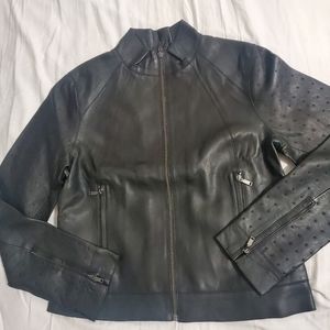 Elie Tahari Leather Jacket